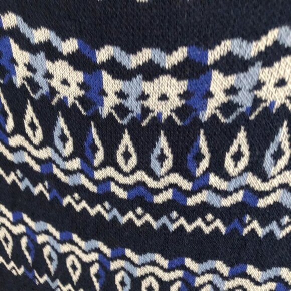 BCBGMaxAzria Hailee Dress Size Medium Blue Gray Silk Cotton Tapestry Jacquard - Picture 7 of 11